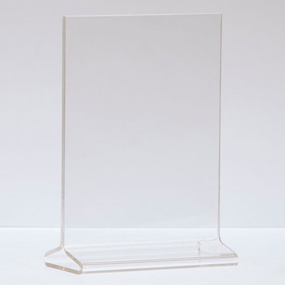 Top Load Acrylic Sign Holder - Vertical - 5-1/2