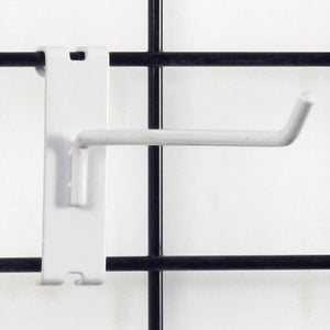 Gridwall Hook 8" - White - 100/Carton