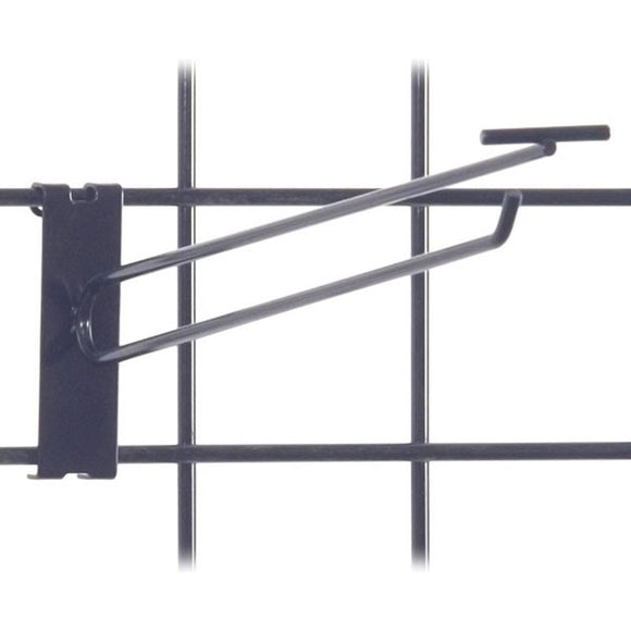 Gridwall Scanner Hook 12 - Black - 100/Carton – Omaha Fixture