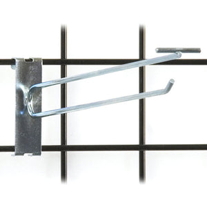 Gridwall Scanner Hook 12" - Zinc - 100/Carton