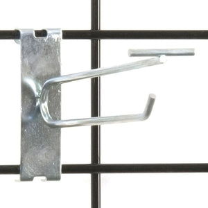 Gridwall Scanner Hook 6" - Zinc - 100/Carton