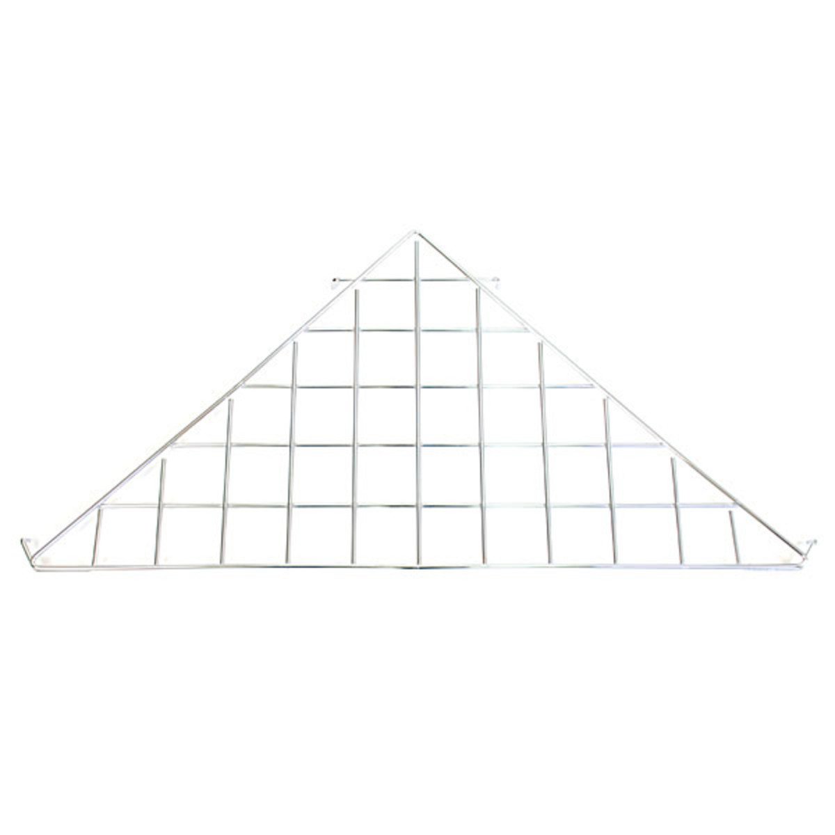 Corner Shelf for Gridwall Chrome Omaha Fixture