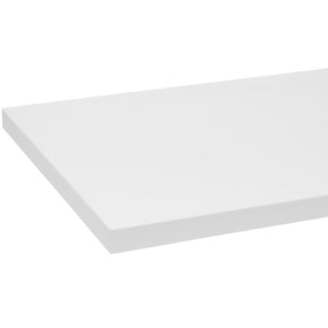 Melamine Shelf - 12" x 24" - White