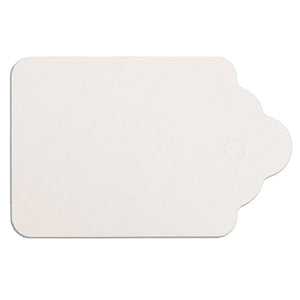 Merchandise Tag without String - 1-1/8" x 1-3/4" - White