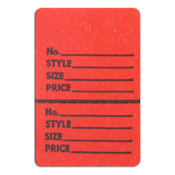 Merchandise Tag without String - 1-1/2