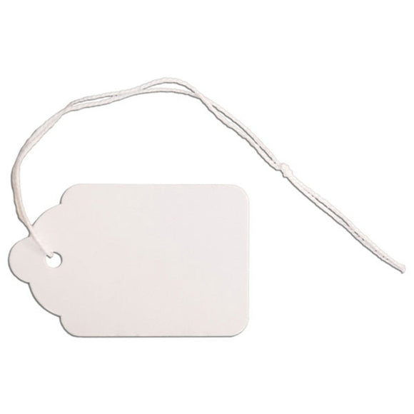 Merchandise Tag with String - 1-1/4