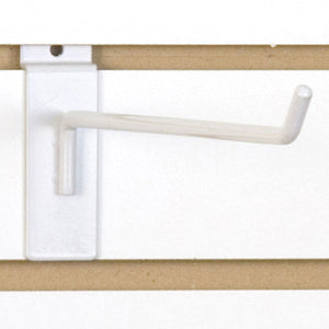 Slatwall Hook 12" - White - 100/Carton