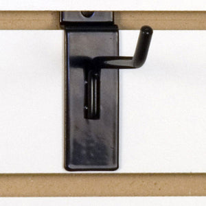 Slatwall Hook 4" - Black - 100/Carton
