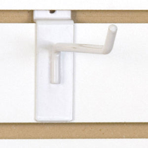 Slatwall Hook 6" - White - 100/Carton