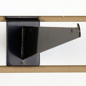 Slatwall Shelf Bracket 12" Black - 25/Carton