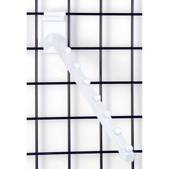 Square Gridwall 7-Ball Waterfall - White
