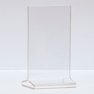Top Load Acrylic Sign Holder - Vertical - 3-1/2" x 5"
