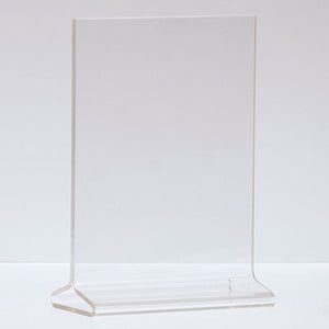 Top Load Acrylic Sign Holder - Vertical - 5-1/2" x 7"