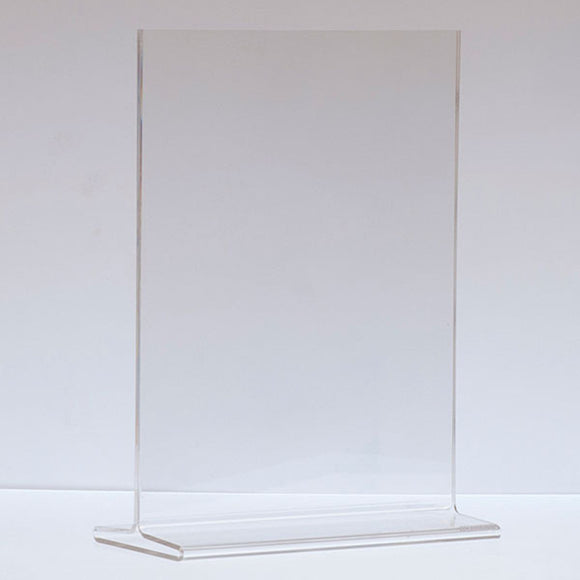 Top Load Acrylic Sign Holder - Vertical - 8-1/2