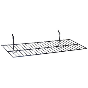 Wire Shelf - Universal Bracket - Slanted - 23-1/2" x 12" - Black