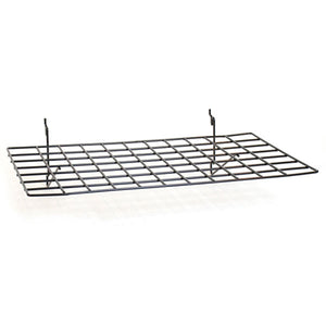 Flat Wire Shelf - Universal Bracket - 23-1/2" x 14" - Black